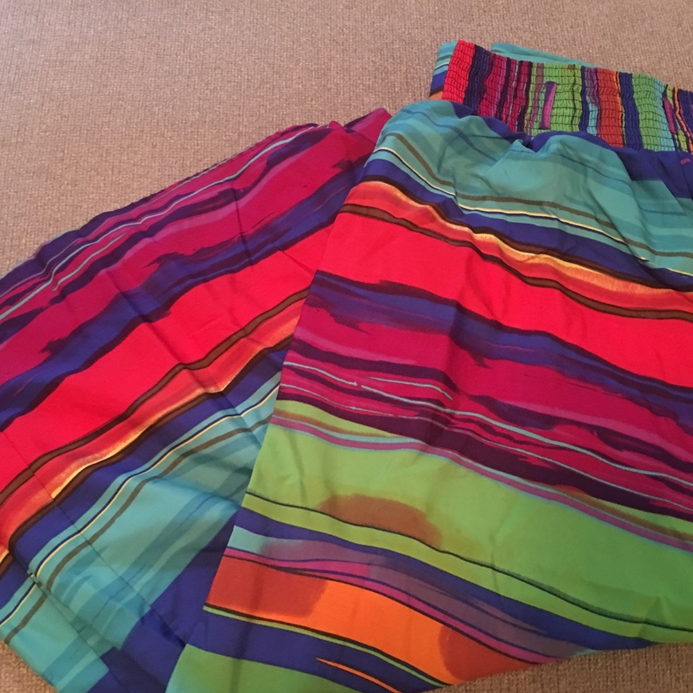 Multi colored palazzo pants
